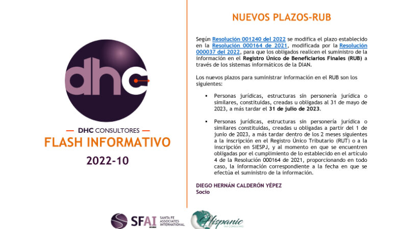 Nuevos Plazos-RUB